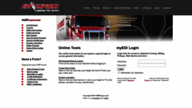 What My.ediexpressinc.com website looked like in 2020 (4 years ago)