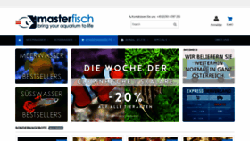 What Masterfisch.at website looked like in 2020 (4 years ago)