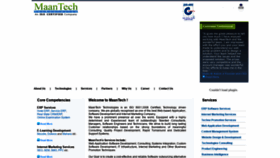 What Maantech.com website looked like in 2020 (4 years ago)