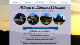 What Mylakewoodgetaway.com website looked like in 2020 (4 years ago)