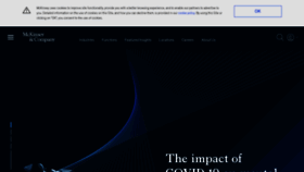 What Mckinsey.com website looked like in 2020 (4 years ago)