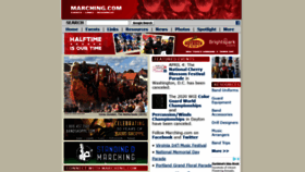 What Marching.com website looked like in 2020 (4 years ago)