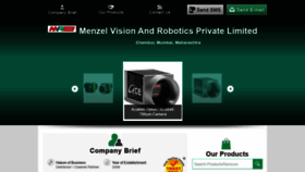 What Menzelrobovision.com website looked like in 2020 (4 years ago)