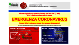 What Multiservice-web.it website looked like in 2020 (5 years ago)