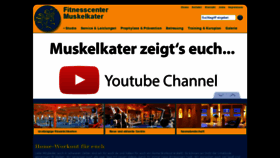 What Muskelkater-fitness.de website looked like in 2020 (4 years ago)