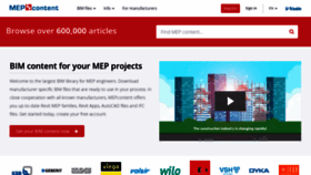 What Mepcontent.eu website looked like in 2020 (4 years ago)
