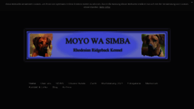 What Moyo-wa-simba.de website looked like in 2020 (4 years ago)