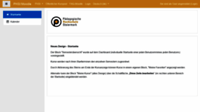 What Moodle.phst.at website looked like in 2020 (4 years ago)