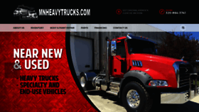 What Mnheavytrucks.com website looked like in 2020 (4 years ago)
