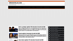 What Miranovelas.com website looked like in 2020 (4 years ago)