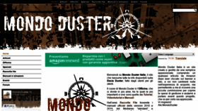 What Mondoduster.it website looked like in 2020 (4 years ago)