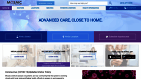 What Mymosaiclifecare.org website looked like in 2020 (4 years ago)