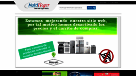 What Multihogar.com website looked like in 2020 (4 years ago)