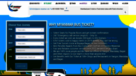 What Myanmarbusticket.com website looked like in 2020 (4 years ago)