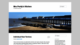 What Mrsportlyskitchen.com website looked like in 2020 (4 years ago)