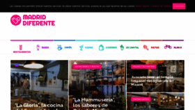 What Madriddiferente.com website looked like in 2020 (4 years ago)