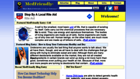 What Medfriendly.com website looked like in 2020 (4 years ago)