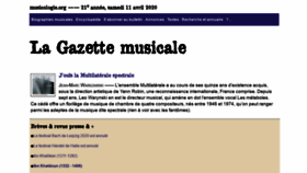 What Musicologie.org website looked like in 2020 (4 years ago)