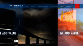 What Marprologistics.com website looked like in 2020 (5 years ago)