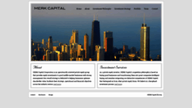 What Merkcapital.com website looked like in 2020 (4 years ago)