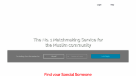 What Muslimshaadi.in website looked like in 2020 (4 years ago)