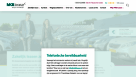 What Mkblease.nl website looked like in 2020 (4 years ago)