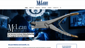 What Mcleanmedical.com website looked like in 2020 (4 years ago)