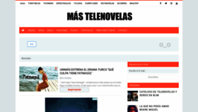 What Mastelenovelas.com website looked like in 2020 (4 years ago)