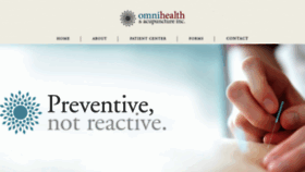 What Myomnihealth.com website looked like in 2020 (4 years ago)