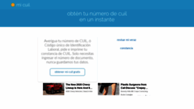 What Mi-cuil.com.ar website looked like in 2020 (4 years ago)