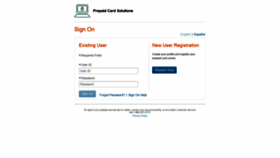 What Myprepaidsolution.com website looked like in 2020 (4 years ago)