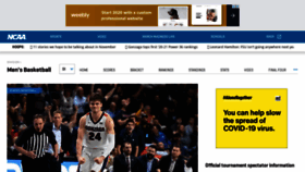 What Marchmadness.com website looked like in 2020 (4 years ago)
