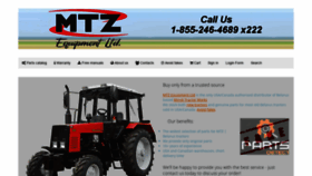 What Mtzbelarusparts.com website looked like in 2020 (4 years ago)