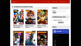 What Mangas.in website looked like in 2020 (4 years ago)