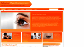 What Myasthenia-gravis.eu website looked like in 2020 (4 years ago)