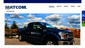 What Matcom.com website looked like in 2020 (4 years ago)