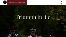 What Missourimilitaryacademy.org website looked like in 2020 (5 years ago)