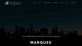 What Marqueefundinggroup.com website looked like in 2020 (4 years ago)