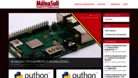 What Malnasuli.hu website looked like in 2020 (4 years ago)