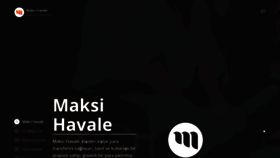 What Maksihavale.com website looked like in 2020 (4 years ago)
