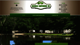 What Magnoliacampground.com website looked like in 2020 (4 years ago)