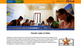 What Maltalingua.es website looked like in 2020 (4 years ago)