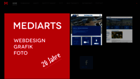 What Mediarts.ch website looked like in 2020 (4 years ago)