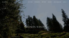What Madsonwines.com website looked like in 2020 (4 years ago)
