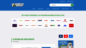 What Maodevacadescontos.com.br website looked like in 2020 (4 years ago)