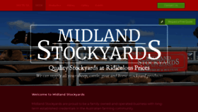 What Midlandstockyards.com.au website looked like in 2020 (4 years ago)