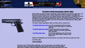 What M1911.net website looked like in 2020 (4 years ago)