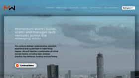What Momentum.asia website looked like in 2020 (4 years ago)