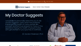 What Mydoctorsuggests.com website looked like in 2020 (4 years ago)