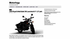What Motorlogy.com website looked like in 2020 (4 years ago)